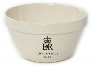 The Queen uses Mason Cash pudding basins for Christmas gifts of her secret pudding recipe!