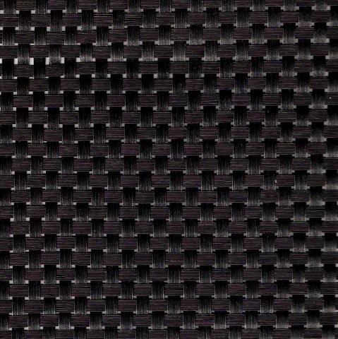 2113T Pacific Merchants Rectangle Placemat Black, 17" x 12"