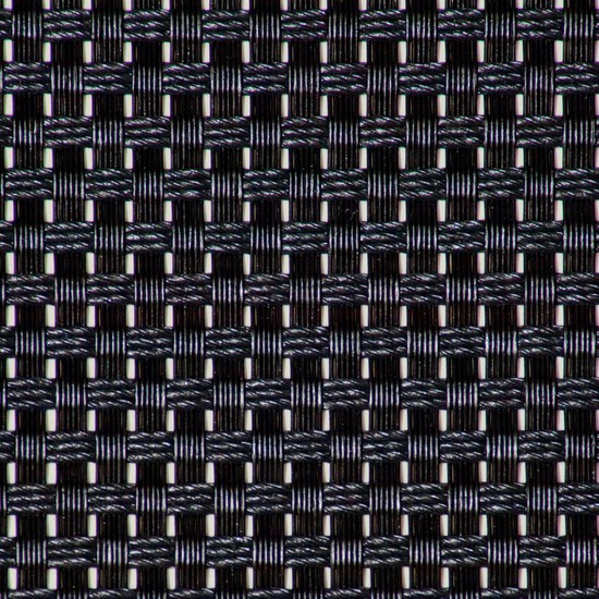 Pacific Merchants Rectangle Placemat Black Twist, 17" x 12"