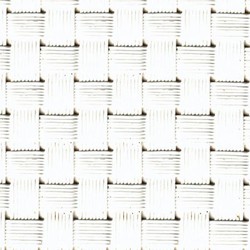 Pacific Merchants White Coaster, Set of 6, 4" x 4"