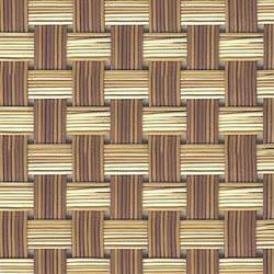 Pacific Merchants Tan/Brown Coaster, Set of 6, 4" x 4"