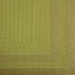 Bright Placemats Olive Green Placemat, 18" x 12", Set of 4