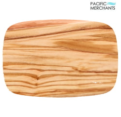 Acacia Wood Serving Trays Italian Olive Wood Bar Board, 8" x 6"