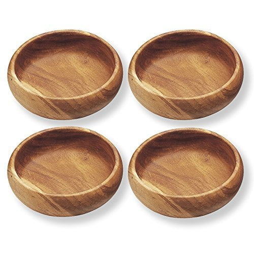 Round Calabash Bowl, 6" x 2", Set of 4, Free Freight On This Item!