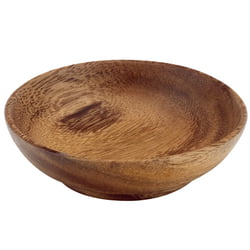 Acacia Wood Round 3.5" x 1" Sauce Dish
