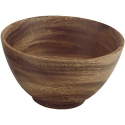 Acacia Wood Rice & Soup Bowl, 5" x 2.5"
