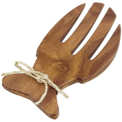 Acacia Wood 6.5" Salad Hands