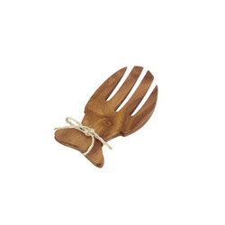 Acacia Wood 6.5" Salad Hands