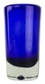 Set of 6 Blue Hand Blown Mexican Tequila Shot Glasses, "Pure Cobalt"