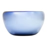 Blue Reflective Blown Glass Bowl from Recycled Glass, "Blue Opal"