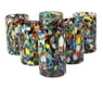 Multicoloured Spotted Glass Tumblers from Mexico (Set of 6), "Large Mod Spots"