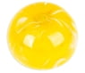 Handblown Patterned Yellow Recycled Glass Dessert Bowl, "Flavors in Summer"
