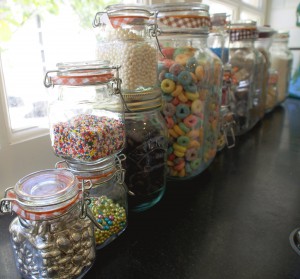 kilner storage jars - perfect for organizing!