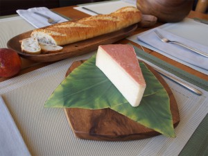 leaves for cheese, food, table decorations