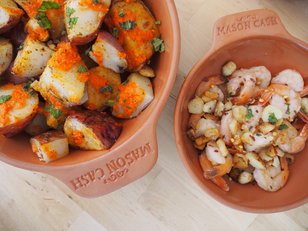 tapas restaurant style gambas al ajillo