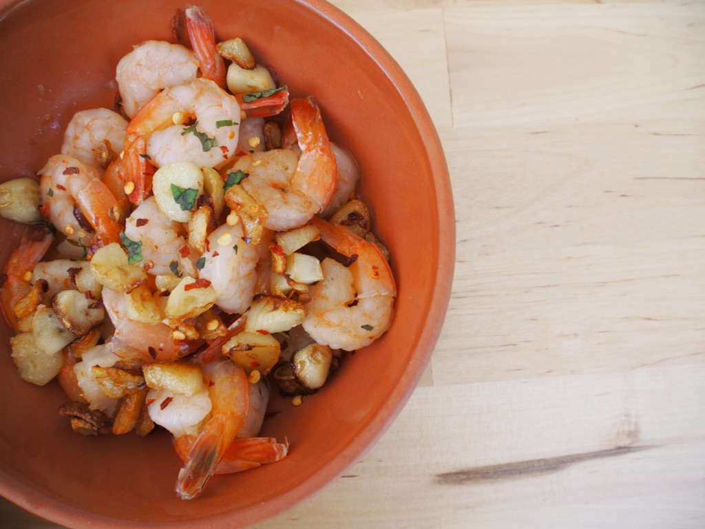 Shrimp with garlic recipe