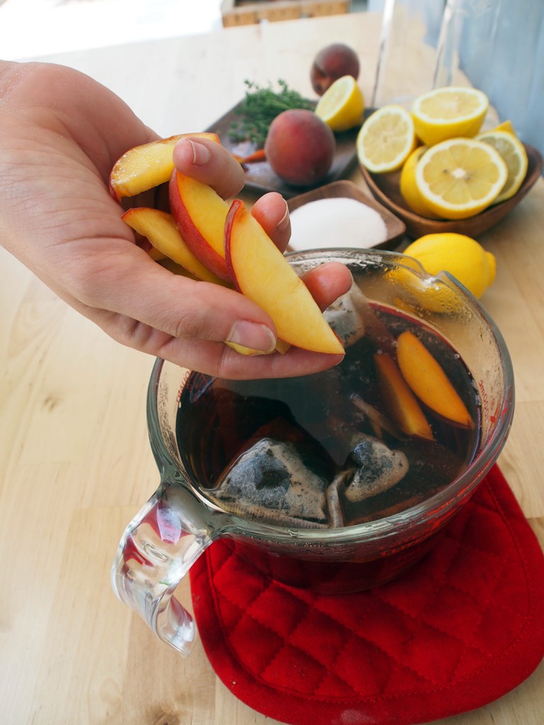 Steeped Peach Iced Tea