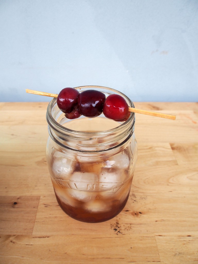 homemade cocktail cherries