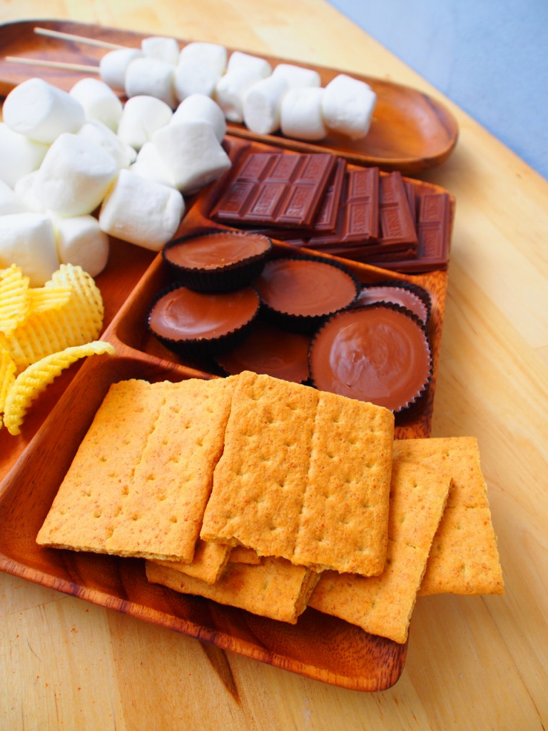 all the fixings for amazing s'mores