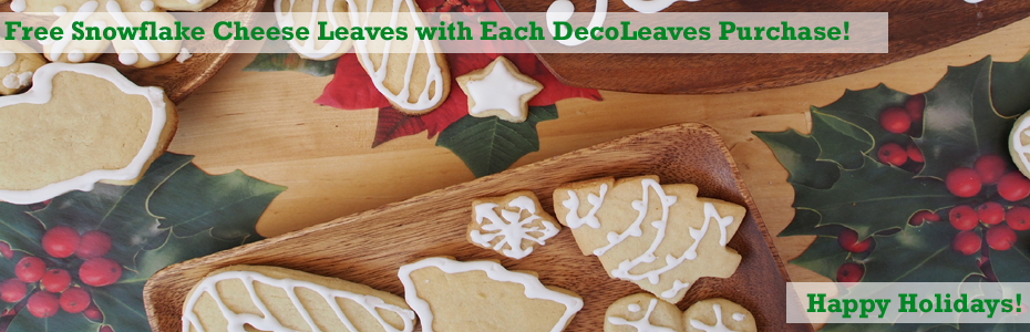 Deco Leaves Cheese Leaves