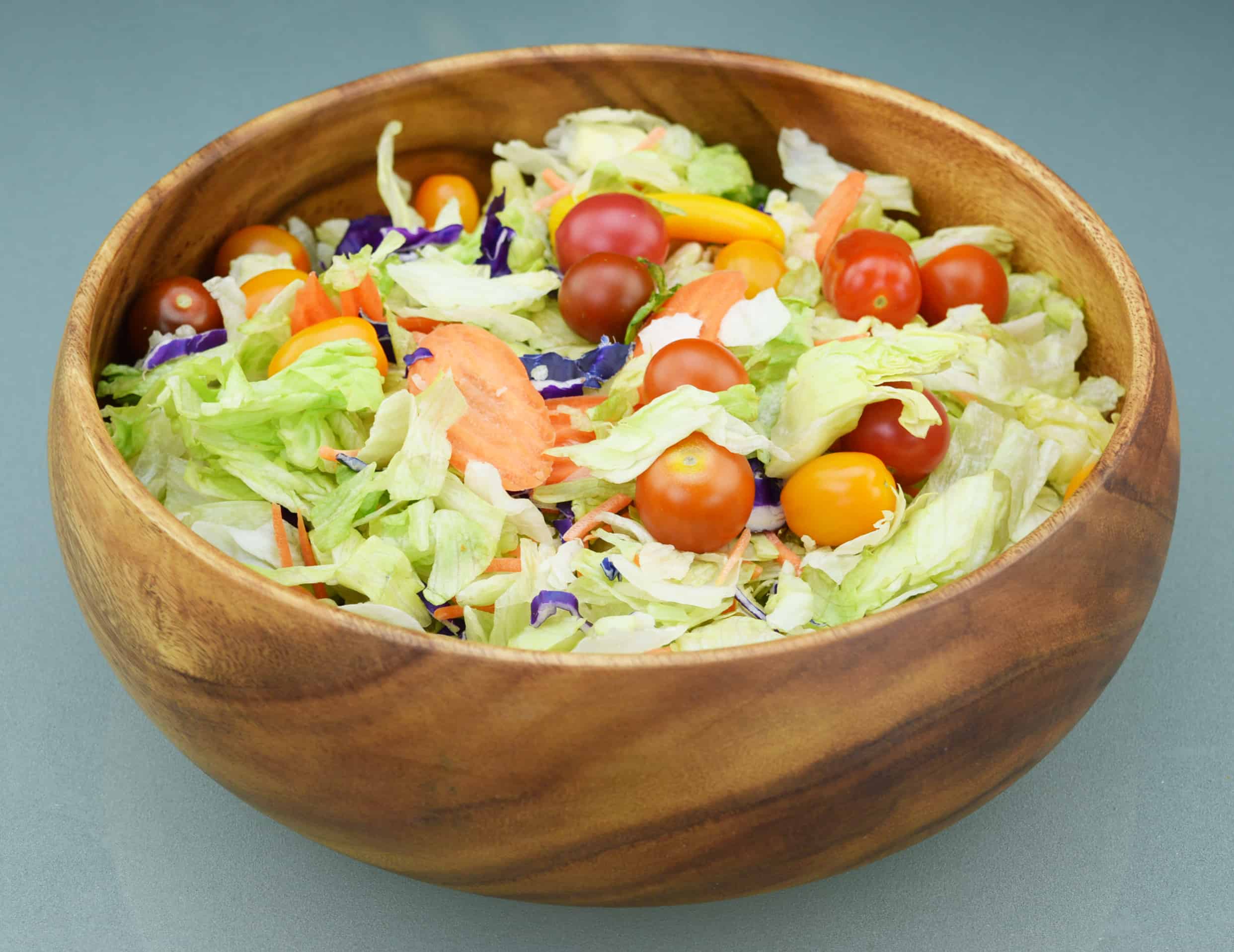 large wood salad bowl