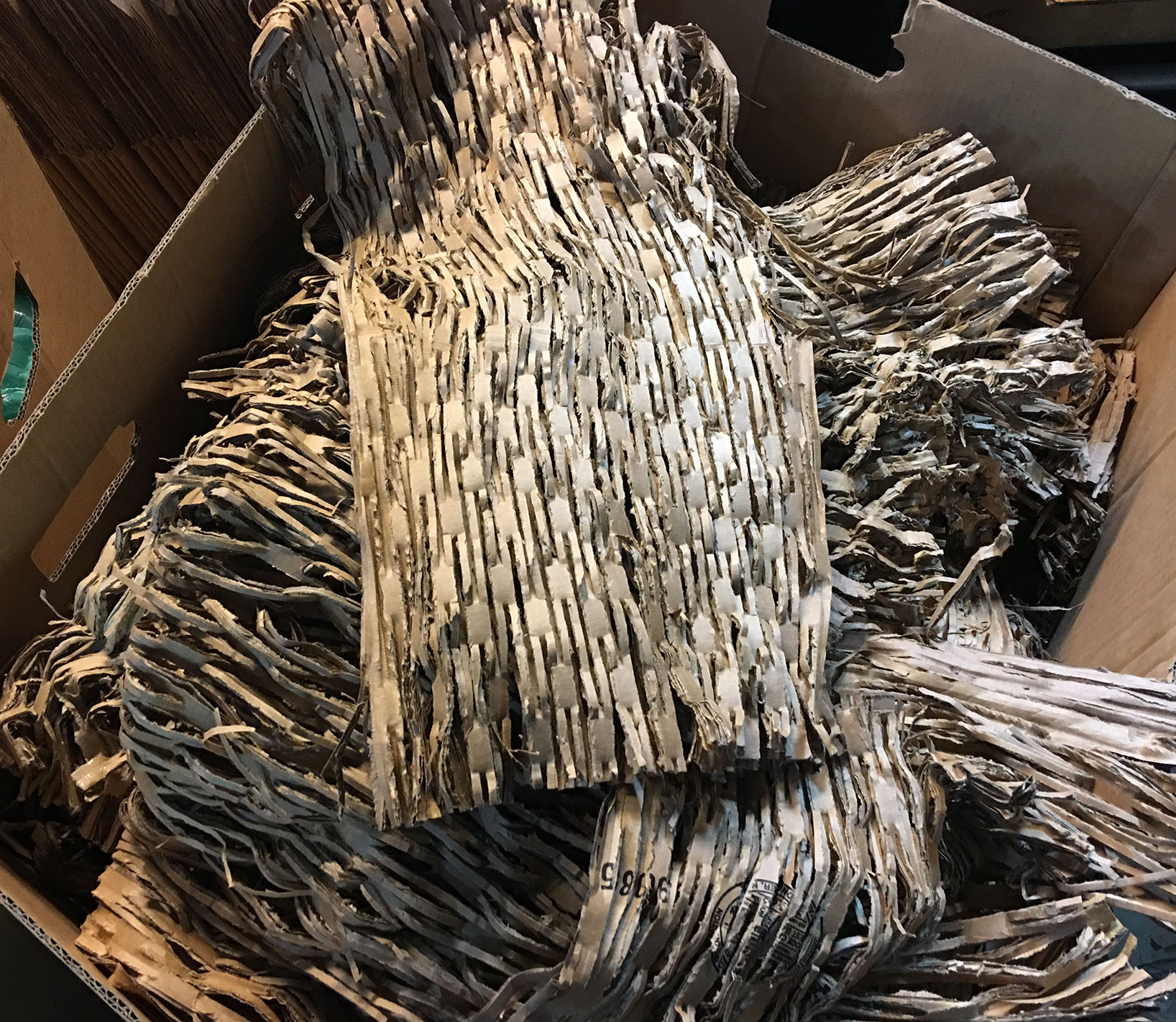 Recycled Cardboard Packing Material