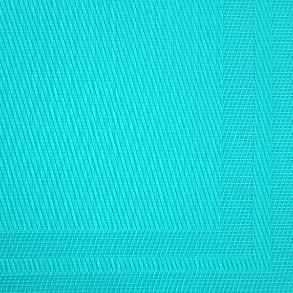 Light Aqua Blue Indoor/Outdoor Placemat, 18" x 12", Set of 4