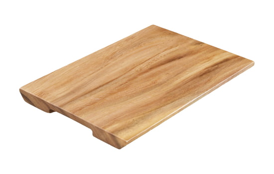 Acacia Wood Charcuterie Board with Side Handles, 12” x 8” Set of 2