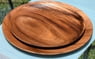 Acacia Wood Charcuterie Round Plate/Tray, 10" x 1"