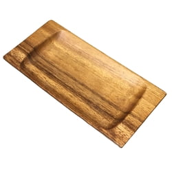 Acacia Wood Rectangle Appetizer Tray, 10" x 5" x 1"