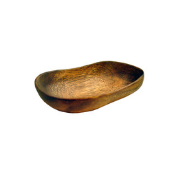 Acacia Wood Free-Shaped Bowl, 6.25" x 4.25" x 1.5"