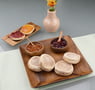 Acacia Wood Charcuterie Square Plate/Tray/Charger, 12" x 12" x 1"