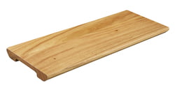 Acacia Wood Charcuterie Board with Side Handles, 16" x 6" Set of Two
