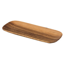 Acacia Wood Oval Serving Tray, 12" x 5" x 0.75"